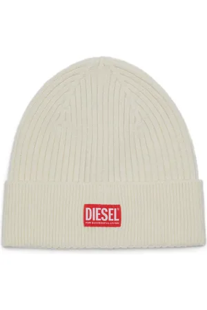 Diesel Beanie mit Logo-Patch