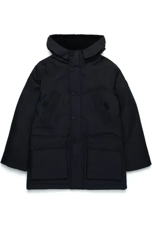 Diesel Kapuzenjacke mit Logo-Patch