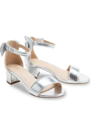 Tulleen Sandalen mit Metallic-Finish