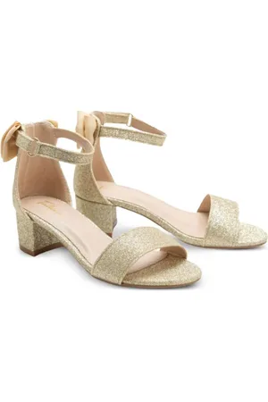 Tulleen Sandalen mit Blockabsatz