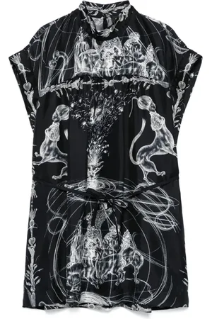 Fabiana Filippi X Benni Bosetto Seidenbluse mit Print