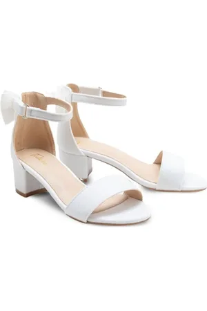 Tulleen Sandalen mit Blockabsatz