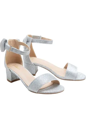 Tulleen Sandalen mit Blockabsatz