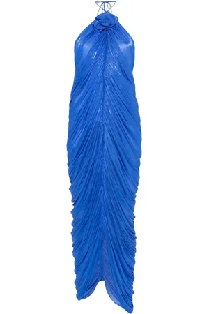 Ana Radu Maxikleid mit Blumenapplikation
