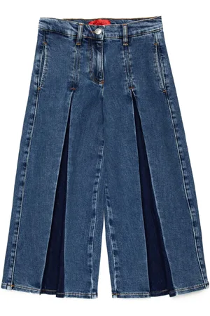 MAX&Co. Kids Weite Jeans mit Falten