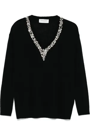 Ermanno Firenze Pullover mit Strass