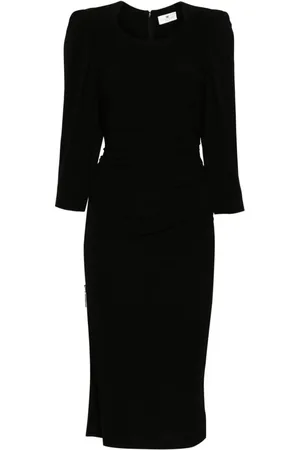 Elisabetta Franchi Jersey-Midikleid mit seitlichem Reißverschluss