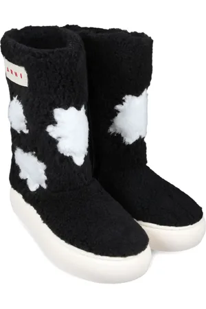 Marni Stiefeletten mit Faux Fur