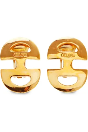 Céline Ohrclips mit Logo-Gravur