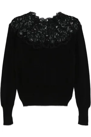 ERMANNO SCERVINO Kaschmirpullover mit Spitzendetail