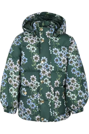 Mini Rodini Gefütterte Jacke mit Blumen-Print