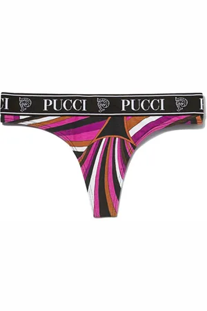 Puccini Tanga mit Logo-Print (3er-Set)