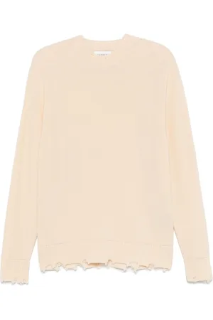 LANEUS Pullover in Distressed-Optik