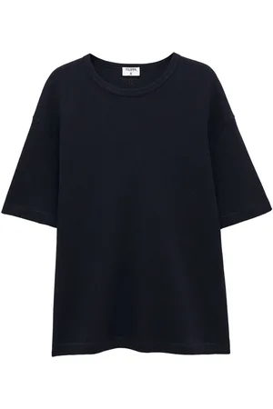 Filippa K Klassisches T-Shirt mit Waffelstruktur