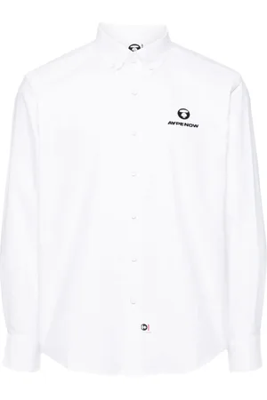A Bathing Ape Hemd mit Logo-Patch