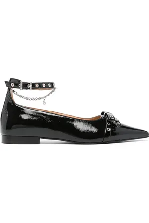 Ganni Ballerinas mit Schleifendetail