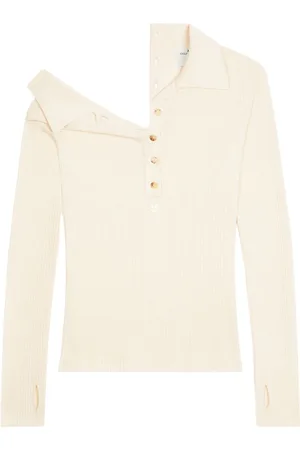 Courrèges Polo-Pullover mit Knöpfen