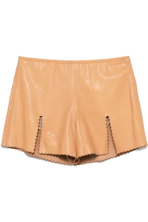 BLUMARINE Shorts aus Leder