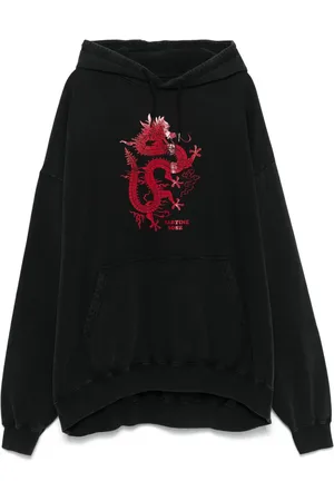 MARTINE ROSE Hoodie mit Drachen-Print