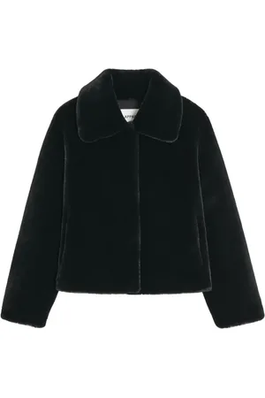 Apparis Jacke aus Faux Fur mit breitem Kragen