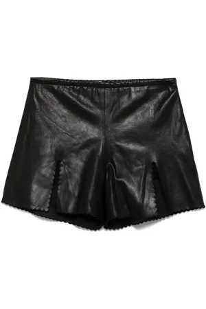 BLUMARINE Shorts aus Leder