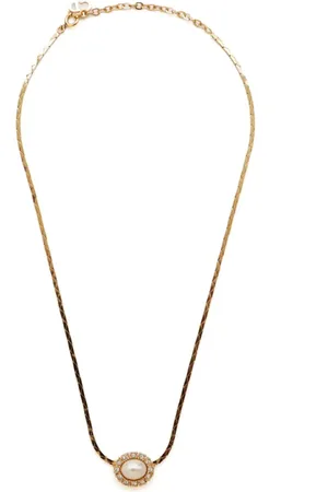 Dior Halskette mit ovalem Anhänger