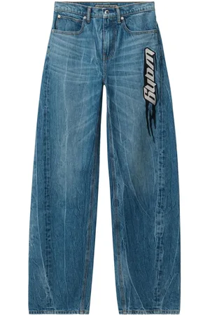 Alexander Wang Ballonjeans mit Logo-Patch