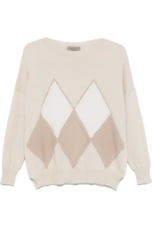 D.EXTERIOR Pullover mit Argyle-Muster