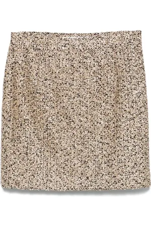 Alessandra Rich Tweed-Minirock aus Lurex