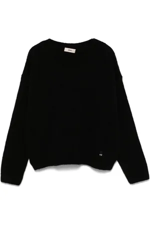 HERNO Pullover mit Logo-Schild