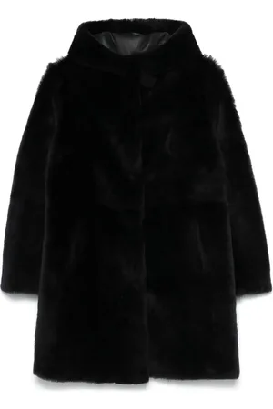 arma leder Sama Mantel aus Shearling