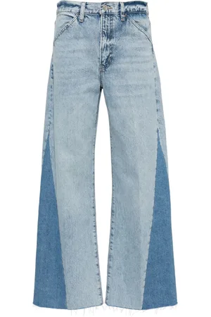 Frame Weite Palazzo-Jeans