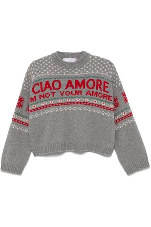 GIADA BENINCASA Klassischer Intarsien-Pullover