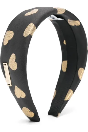 Moschino Stirnband mit Herzstickerei