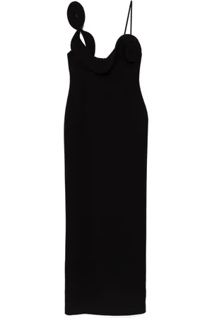 MAGDA BUTRYM Maxikleid mit Blumenapplikation