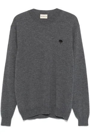 Mordecai Pullover mit Intarsien-Logo
