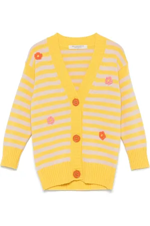 PHILOSOPHY DI LORENZO SERAFINI Cardigan mit Blumenapplikation