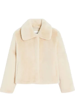 Apparis Jacke aus Faux Fur mit breitem Kragen