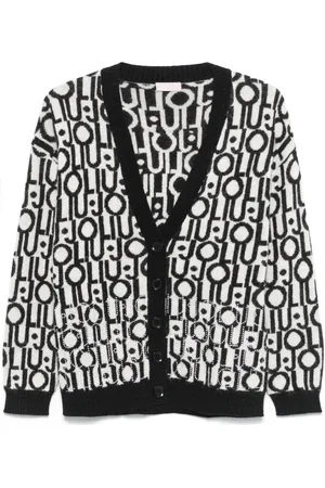 Liu Jo Cardigan mit Logo-Jacquard
