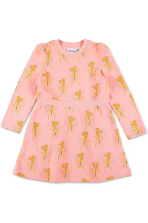 Mini Rodini Kleid mit Blumen-Print