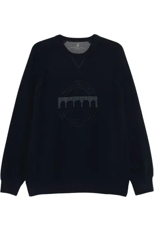 Brunello Cucinelli Sweatshirt mit Logo-Stickerei