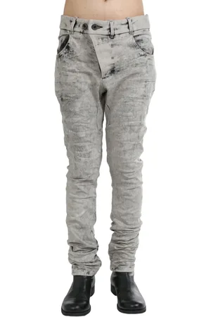 11 BY BORIS BIDJAN SABERI Drop-crotch slim-cut trousers
