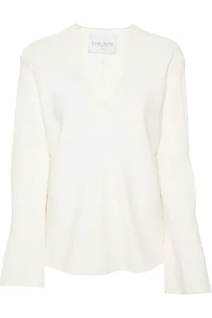 FORTE FORTE Klassische Kreppbluse