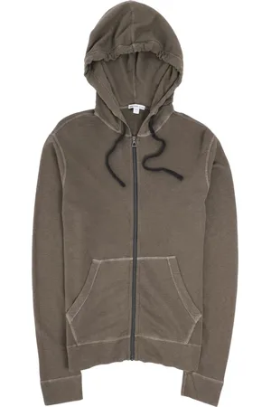 James Perse Hoodie mit Kontrastnaht