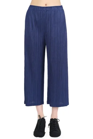 PLEATS PLEASE ISSEY MIYAKE Pleated cropped trousers