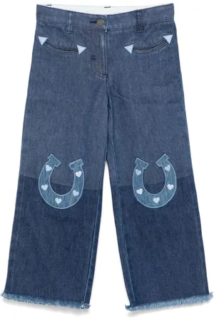 Stella McCartney Jeans mit Hufeisenapplikation