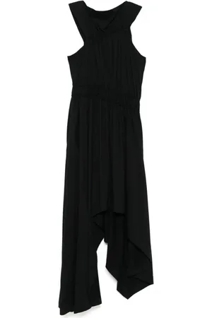 Alexander McQueen Asymmetrisches Kleid mit Raffung
