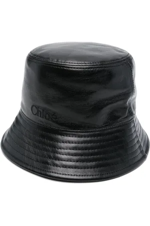 Chloé Fischerhut mit Logo-Stickerei