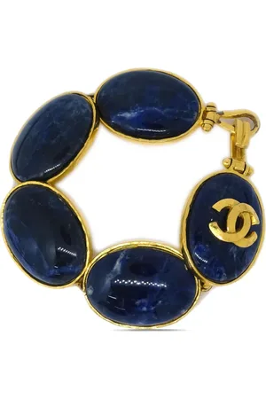 CHANEL 1995 CC-Armband mit Schmucksteinen