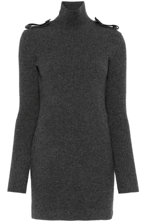Alexander McQueen Geripptes Minikleid